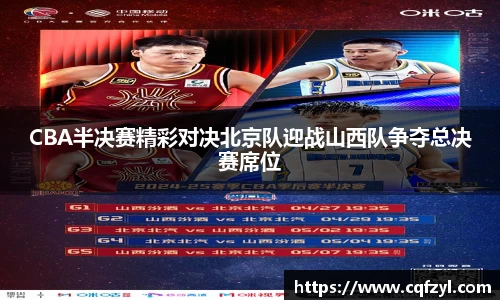 CBA半决赛精彩对决北京队迎战山西队争夺总决赛席位